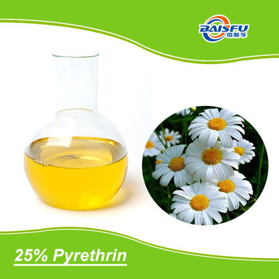 Baisifu Supply Pyrethrum Extract Pyrethrins 25% Cas 8003-34-7 Yellow Liquid For Bi