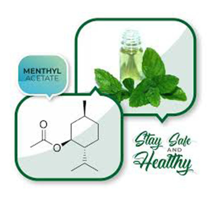 Supply of peppermint aromatics Cooling Agent Liquid  Menthyl Acetate CAS:89-48-5