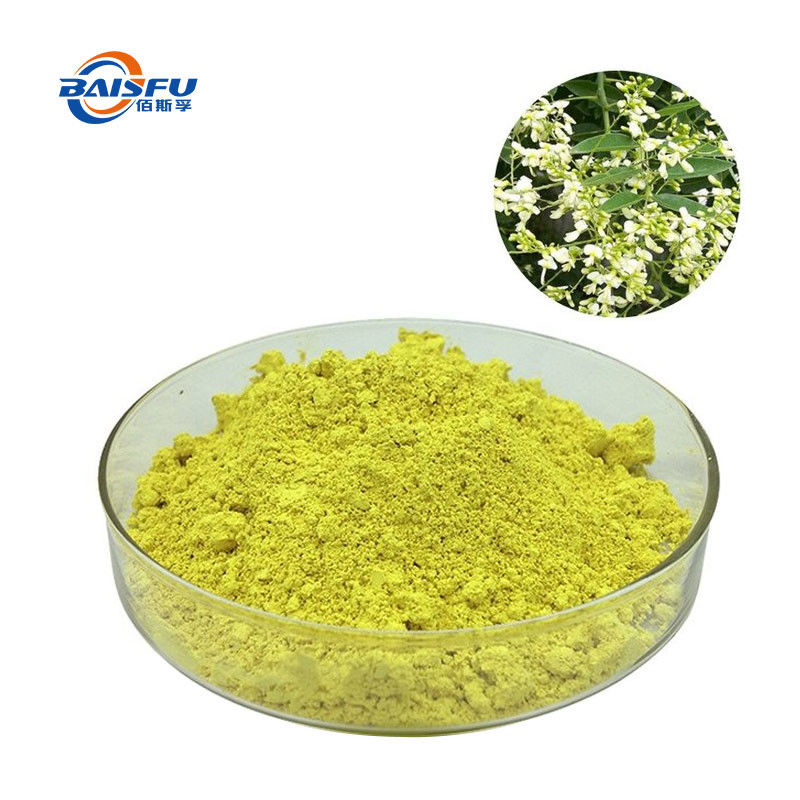Baisfu New Peanut Shell Extract Powder Yellow flavonoid CAS:491-70-3  yellow powder High quality Top Luteolin used in cosmetics