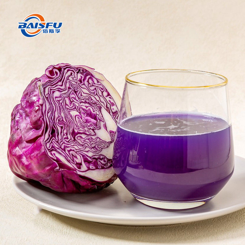 Natural Plant-Based Red Cabbage Juice Concentrate for Food Flavors and Fragrances