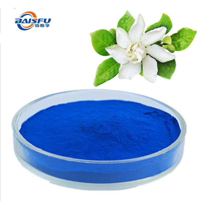 Natural Extract Food Coloring Gardenia Blue Color Powder For Juice