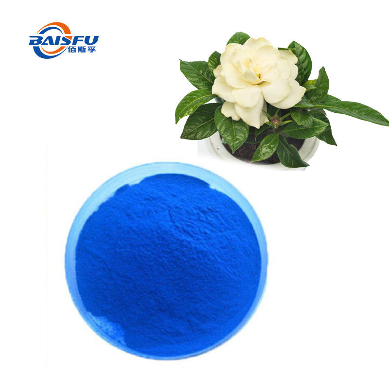 Natural Extract Food Coloring Gardenia Blue Color Powder For Juice