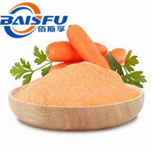 Shaanxi Baisfu plant extract 100% water soluble Orange fine Powder Freeze-dried Carrot Powder CAS No. 7235-40-7