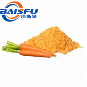 Shaanxi Baisfu plant extract 100% water soluble Orange fine Powder Freeze-dried Carrot Powder CAS No. 7235-40-7