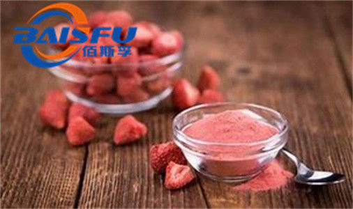 Shaanxi Baisfu plant extract  light red powder Strawberry Powder