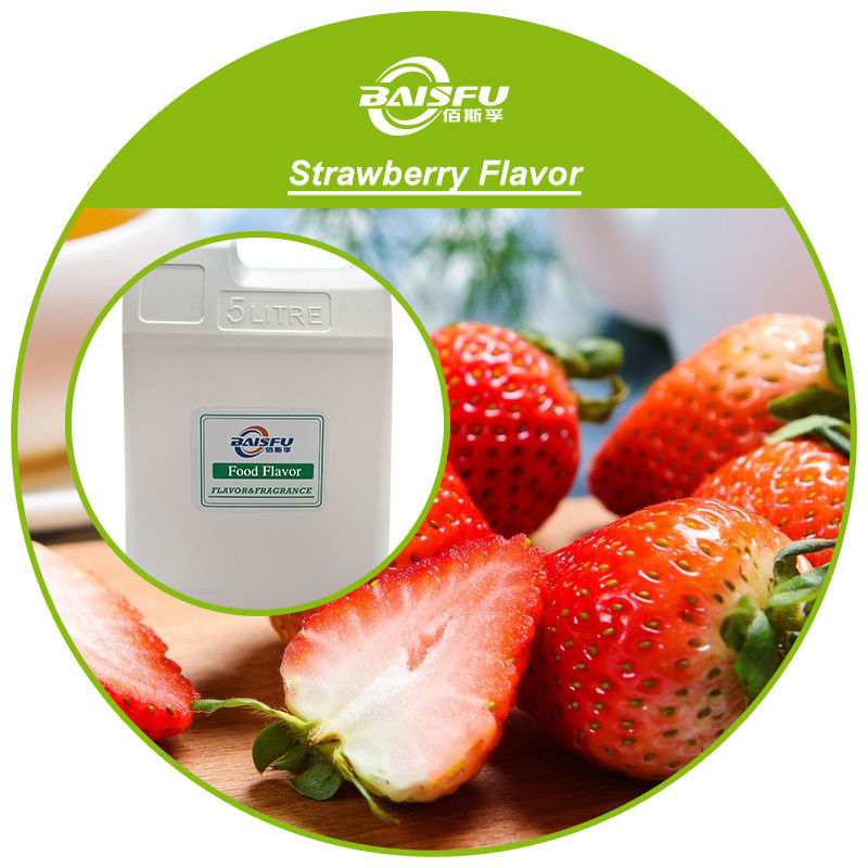 Baisfu Supply High Quality Strawberry Flavor For Beverage Ice Cream Jelly Etc
