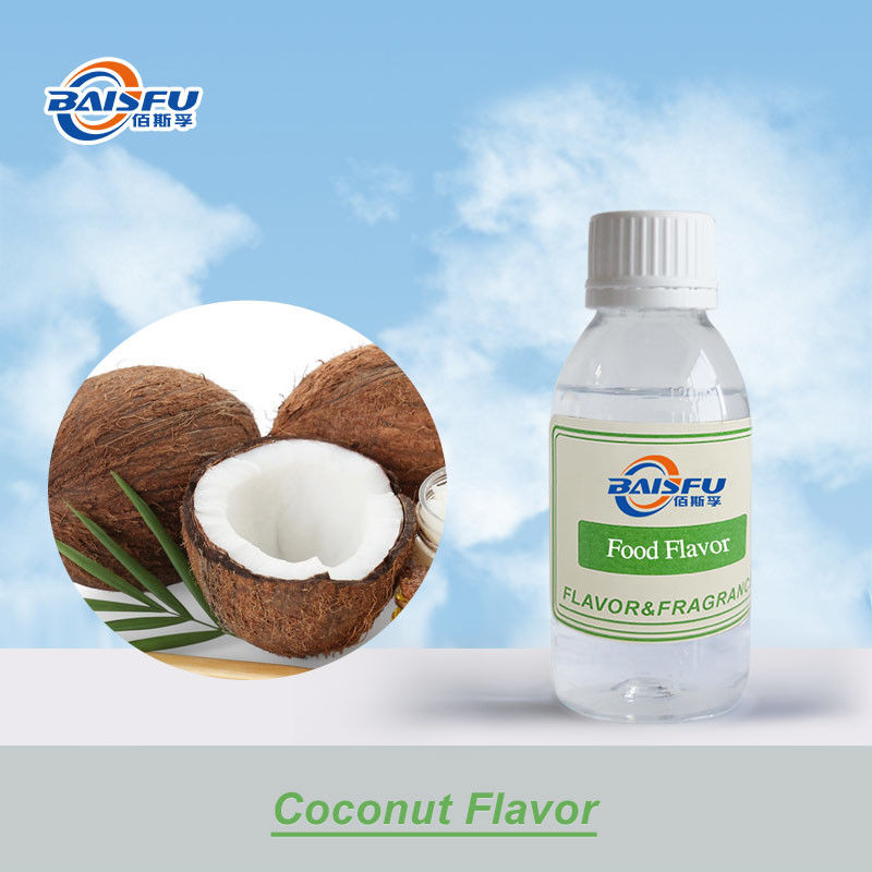 Strong Sweet And Nutty Coconut Flavor For Smoothie Margarita Iced Coffee Hot Chocolate Off-White Powder / Yellow Liquid