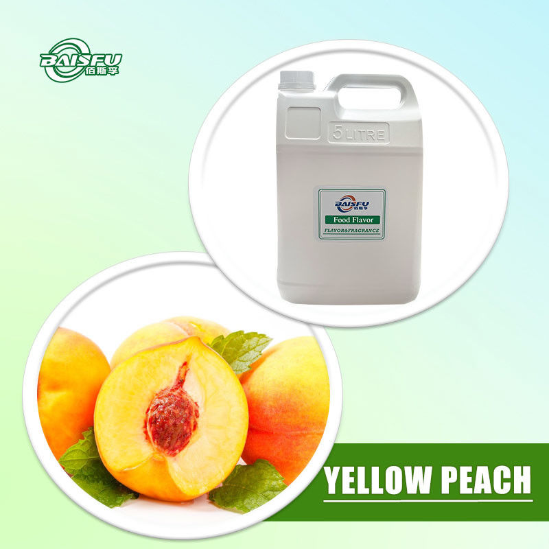 Long Lasting Aroma Food Grade Yellow Peach Flavor For Tea Beverage Cans , Bakery , Ice Cream