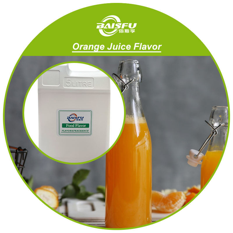 Flavor Natural Odor Food Grade Orange Juice Flavor For Beverage Confectionery Ice Cream