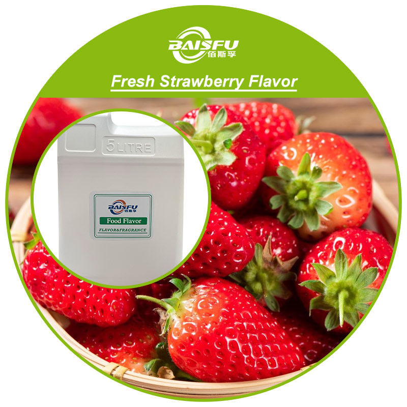 Food Grade Flavoring Concentrated Fresh Strawberry Flavor Concentrate For Beverages And Food
