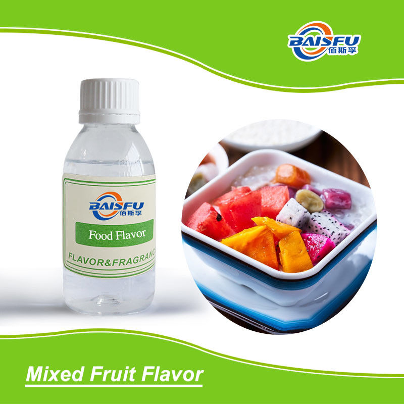 High Concentration Mixed Fruit Flavor for Beverage / Tea Juice Baisfu Food Grade Flavor Certificates ISO22000 ISO9001