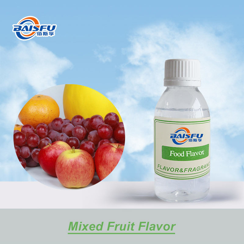 High Concentration Mixed Fruit Flavor for Beverage / Tea Juice Baisfu Food Grade Flavor Certificates ISO22000 ISO9001