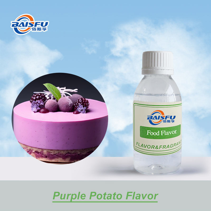 ISO22000/ISO9001 Certified High Concentration Purple Potato Flavor for Beverage / Juice Baisfu Food Grade Flavor