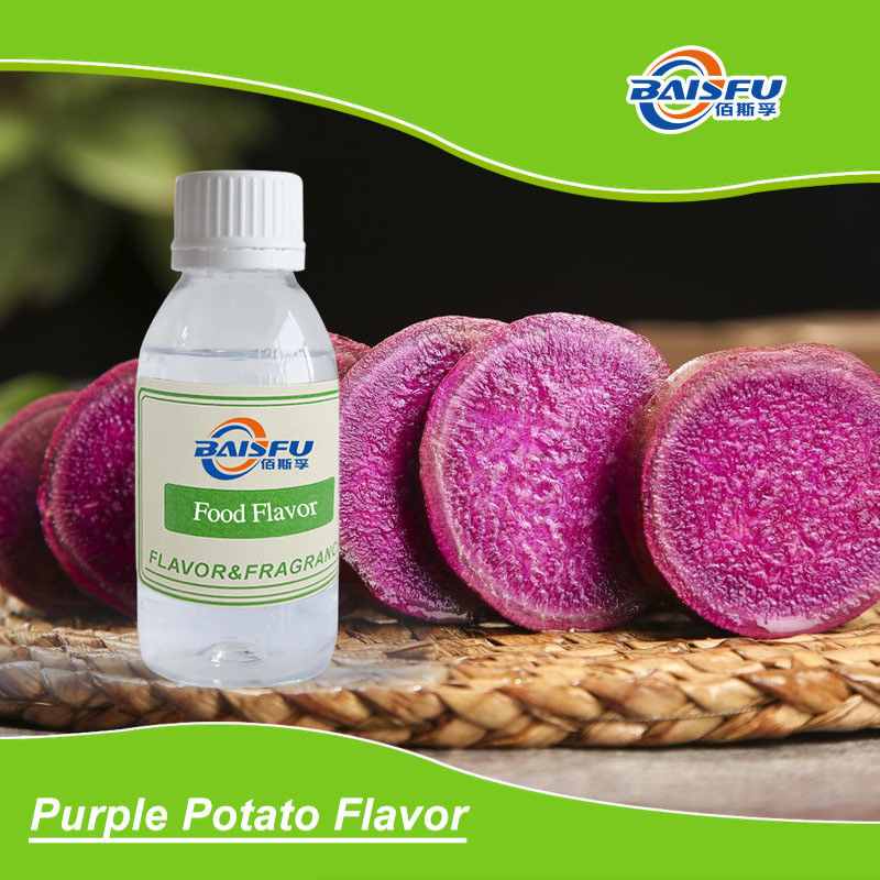 ISO22000/ISO9001 Certified High Concentration Purple Potato Flavor for Beverage / Juice Baisfu Food Grade Flavor