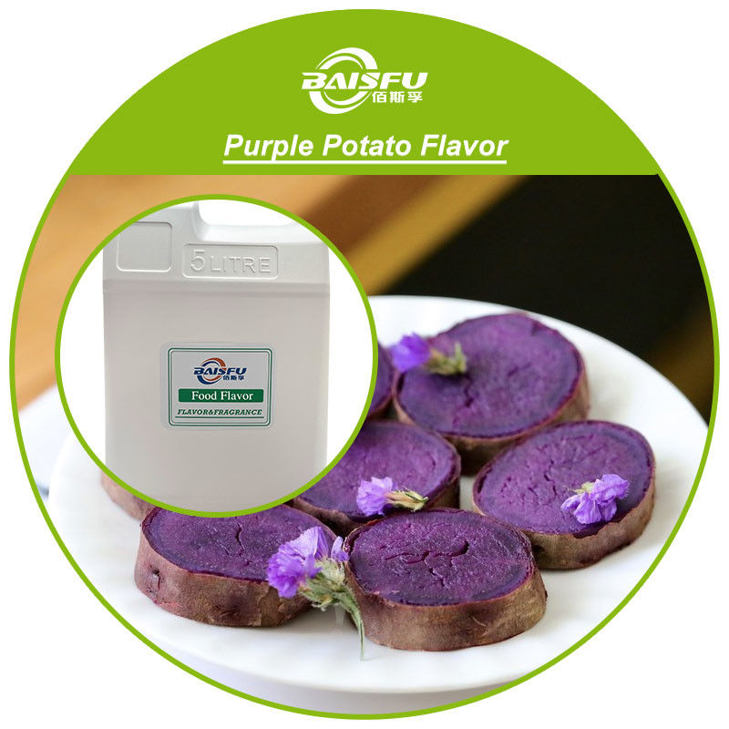 ISO22000/ISO9001 Certified High Concentration Purple Potato Flavor for Beverage / Juice Baisfu Food Grade Flavor