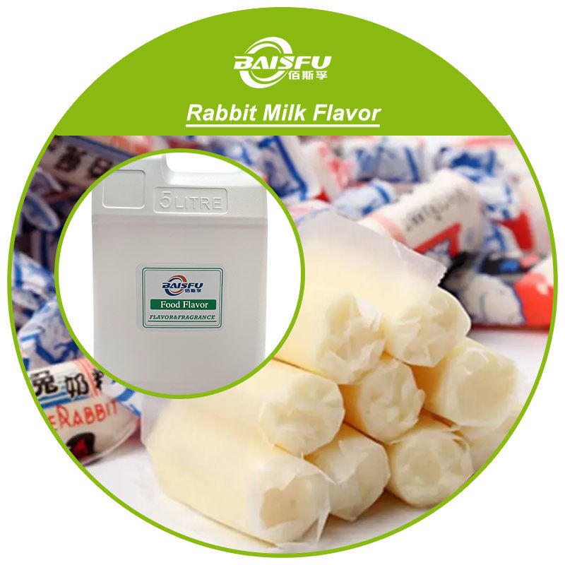 ISO22000 and ISO9001 Certified Rabbit Milk Flavor for Juice / Beverage / Dairy Product Baisfu Supply Food Grade Additive