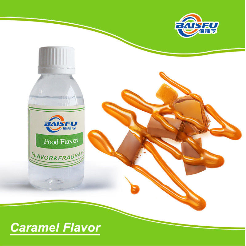 ISO22000 And ISO9001 Certified Caramel Flavors Baisfu Supply For Juice / Beverage / Dairy Product
