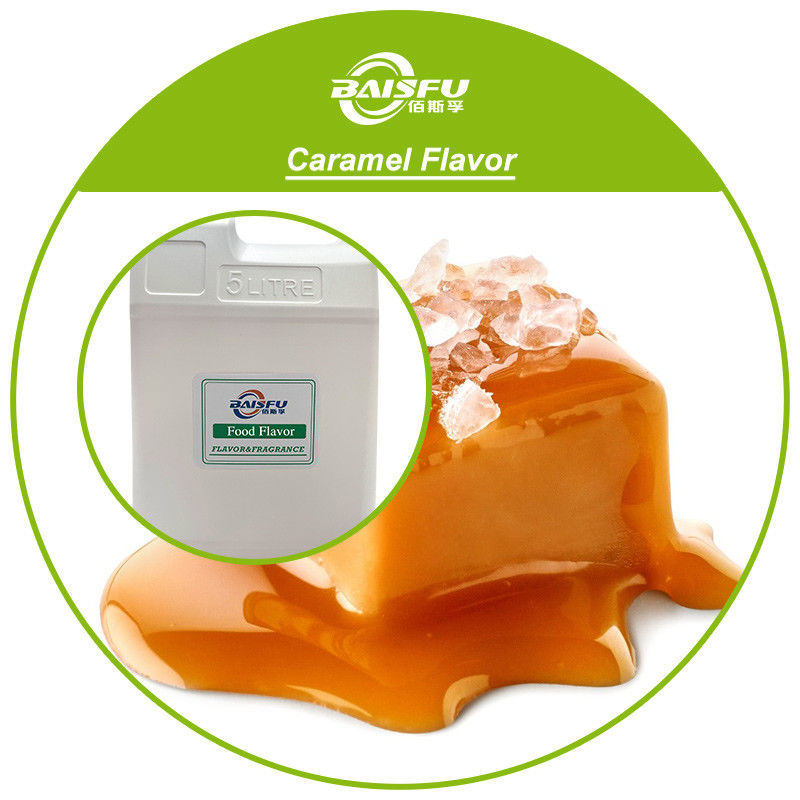 ISO22000 And ISO9001 Certified Caramel Flavors Baisfu Supply For Juice / Beverage / Dairy Product