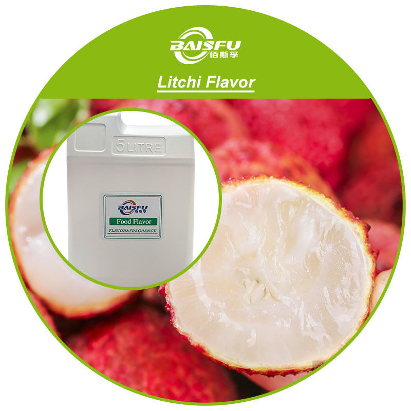 Food Grade Additive Litchi Flavors Strong Taste and Good Effect for Dry Place Storage by Baisfu