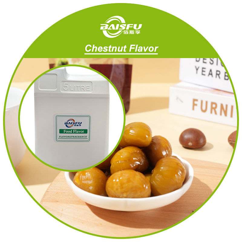 Baisfu Supply Chestnut-Flavor Aroma Food Grade Additive With ISO22000 And ISO9001 Certificates