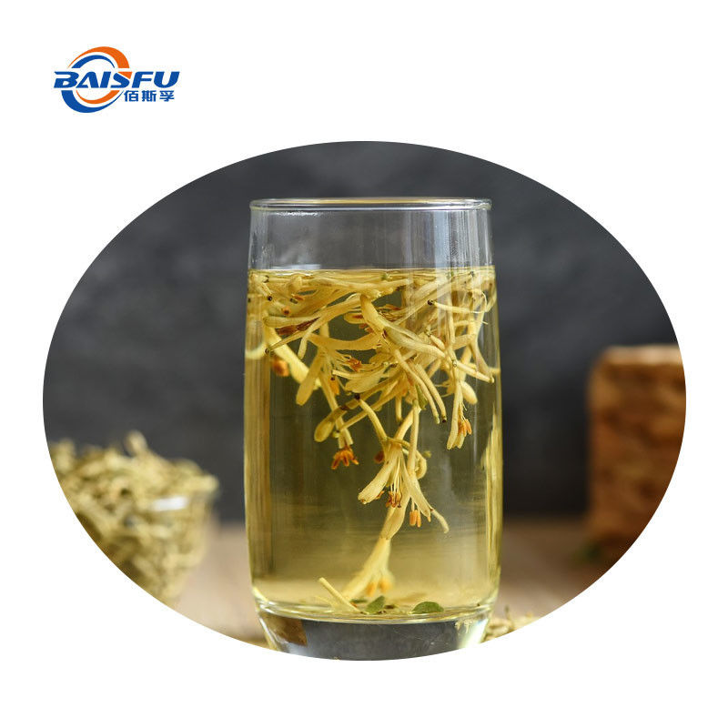 Baisfu plant extract powder High Quality HoneySuchle Flowers Extract Cas: 327-97-9 Chlorogenic Acid, P.E. Honeysuckle Essence Powder / Liquid used in food additive