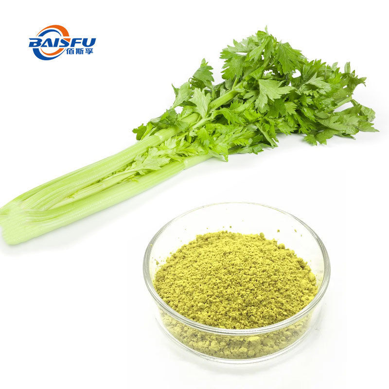 Baisfu Natural Extract pale yellow Apigenin Extract Powder CAS:520-36-5 Natural flavonoid compounds Celery Seed Extract for nutritious supplementary