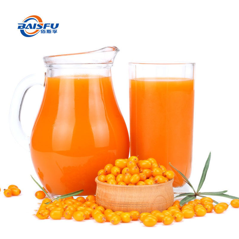 Baisfu Brown powder Professionally Manufacture And Supply Fructus Hippophae P.E. Fructus Hippophae Extract powder  Flavones 10%-40% For Food and Beverage