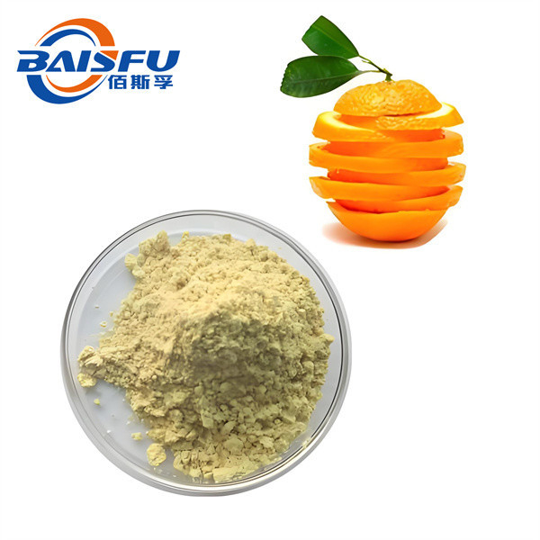 Baisfu Highly Concentrated 99% Orange Powder pure Plant Extract light yellow powder Rich VC for food and dietary supplement