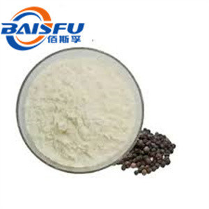 Baisfu light yellow Crystal Powder High Purity Black Pepper Extract Piperine 98% CAS. No 94-62-2 for Food seasonings use in medicine