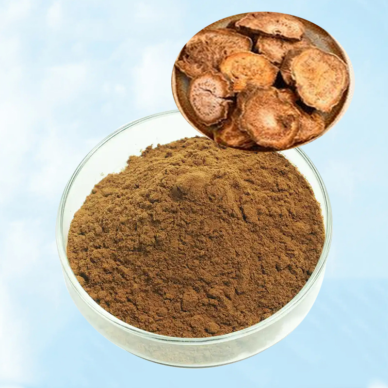 Baisfu Pure Nature Rhubarb Extract Rhein Powder, Low Price Bulk 1%-98% Rhein Used In health product industry.