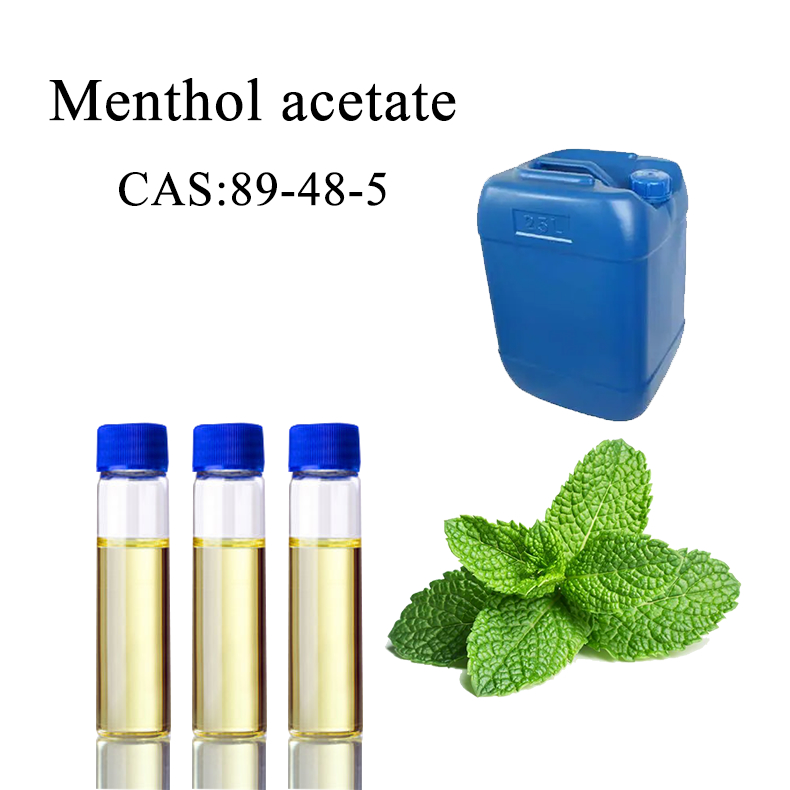 High Purity Menthol Acetate (CAS 89-45-5) - Cooling Agent for Cosmetics & Perfume