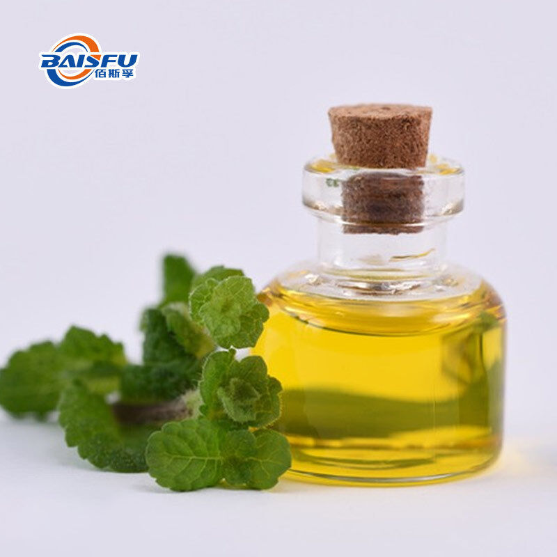 BAISFU Food Grade Natural Cool Mint Oil Flavor Used in Candy Manufacturing to Deliver Fresh Minty Flavor Profile