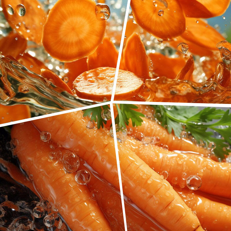 Natural Carrot Powder Flavor for Instant Soup Mix Creamy Carrot Broth and Vegetable Bouillon Powder