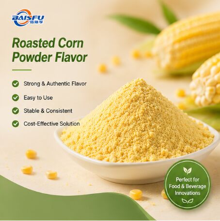 Premium Roasted Corn Powder Flavor for Extruded Snack Coating Popcorn Seasoning and Potato Chip Dusting