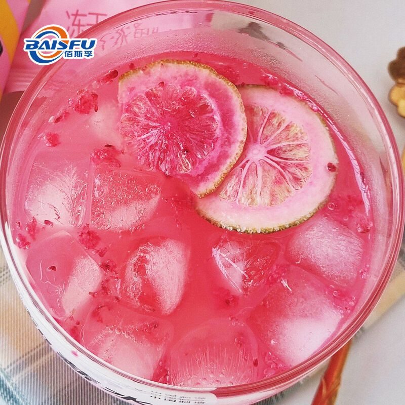 Baisfu Food Grade Freeze-Dried Red Bayberry Powder Natural Red Pigment Suitable for Dairy Products