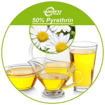 Yellow Liquid Pyrethrin With A Concentration Of 25% For Pest Control In Organic Agriculture CAS 8003-34-7