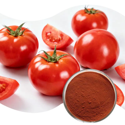 Baisfu Red Powder Fresh Vegetable Tomato Fruit Powder CAS No.: 502-65-8 pure Natural Plant extract  Lycopene 5%-30% for Food Additive